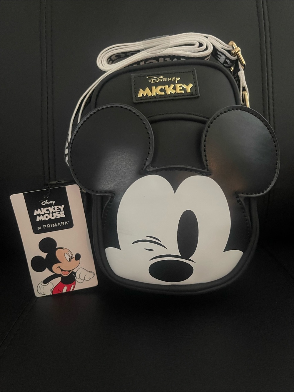 Primark x Disney Mickey Mouse Winking Crossbody Bag, NWT